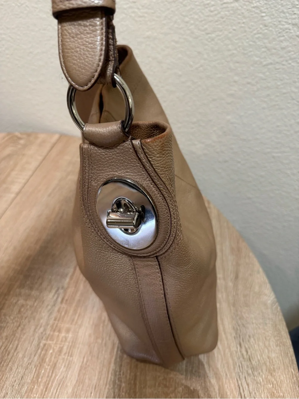 Coach pebbled leather